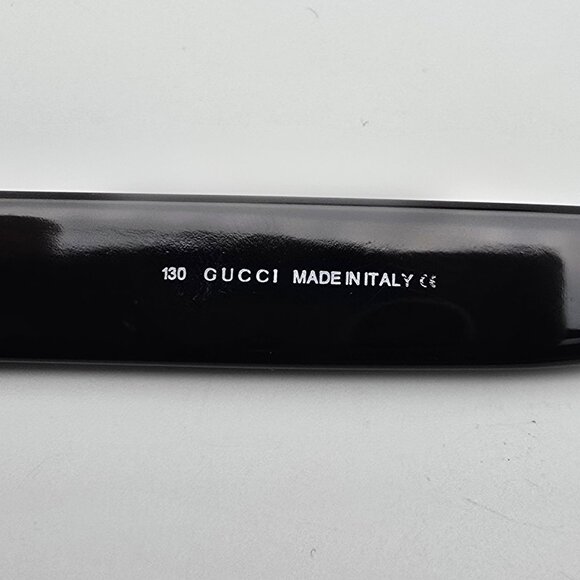 Gucci GG1444 807 Black Rectangular Eyeglasses Frame w/ Case Italy 51-15-130 - Picture 9 of 15